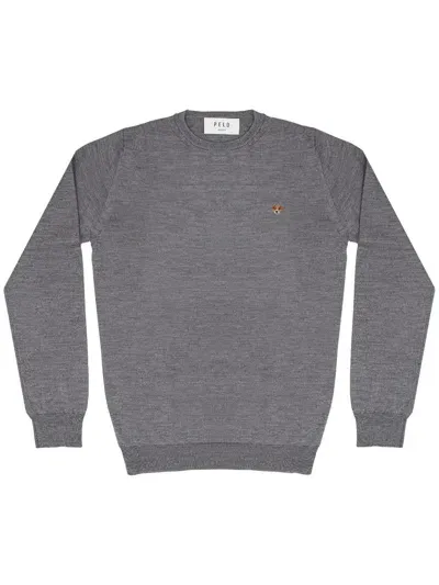 Pelo Foundation Girocollo Merinos Clothing In Gray