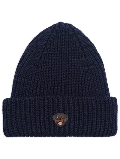 Pelo Foundation Rottweiler Patch Beanie In Blue