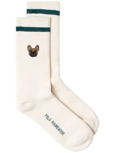 Pelo Foundation Socks Embro In Green