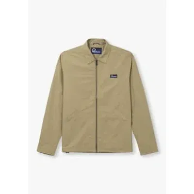 Penfield Mens Lightweight Rochester Coach Jacket In Slate In Beige Fabric