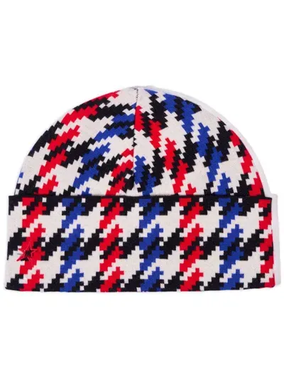 Perfect Moment Patterned Intarsia-knit Beanie In White