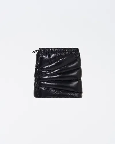 Perfect Moment Quilted Mini Skirt Xl In Black