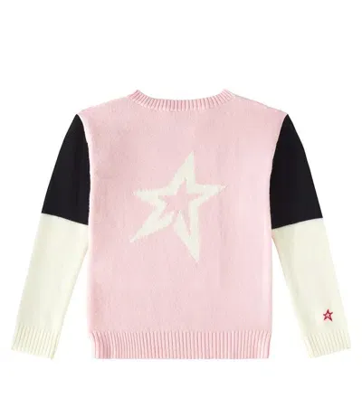 Perfect Moment Kids' Wool Sweater In Pink