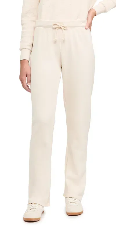 Perfectwhitetee Fleece Straight Leg Sweatpants Sugar