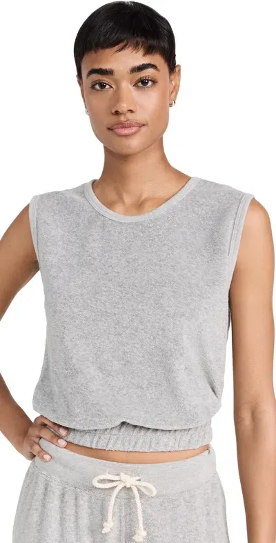 Perfectwhitetee Loop Terry Tank Heather Grey