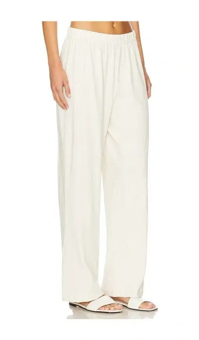 Perfectwhitetee Supima Cotton Pants In Sugar