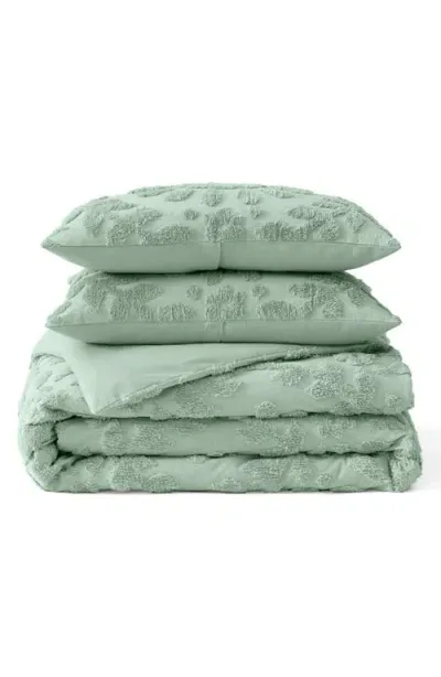 Peri Home Chenille Laurel Comforter & Shams Set In Sage