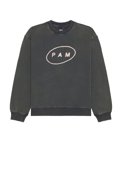 Perks And Mini Ellipse Crewneck Sweatshirt In Sandwash True Blue