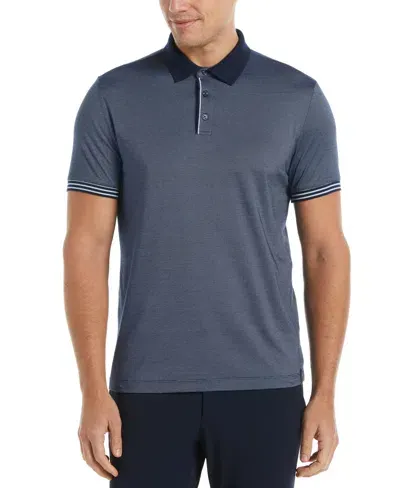 Perry Ellis Men's Big And Tall Icon Polo In Ink,blue