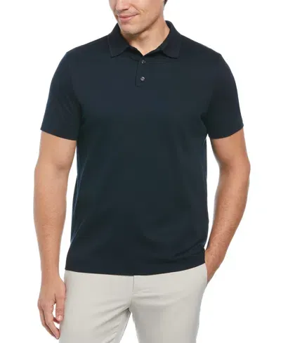 Perry Ellis Men's Cool Interlock Polo In Dark Sapphire,blue