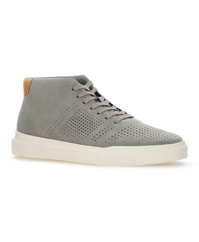 Perry Ellis Men's Court Sport Mid Sneakers In Grey,gray