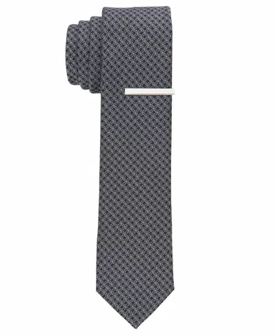 Perry Ellis Men's Evin Mini Tie In Black