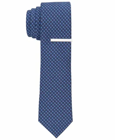 Perry Ellis Men's Evin Mini Tie In Navy,blue