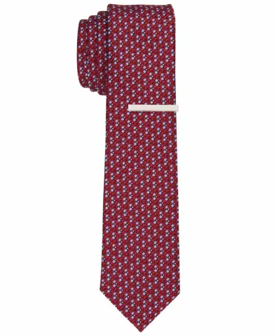 Perry Ellis Men's Samsom Mini Slim Tie In Red