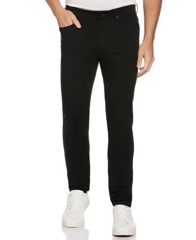 Perry Ellis Men's Skinny Fit Anywhere Five Pocket Pants In Black