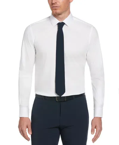 Perry Ellis Men's Slim Fit Solid Dress Shirt In Bright White