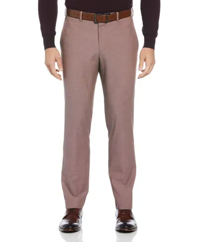 Perry Ellis Men's Slim Fit Dobby Louis Suit Pant In Flint,purple