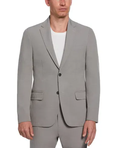 Perry Ellis Men's Slim Fit Tech Suit Jacket In Grey,gray