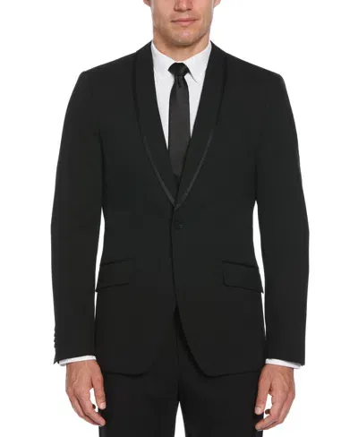 Perry Ellis Men's Slim Fit Stretch Tuxedo Suit Jacket In Black