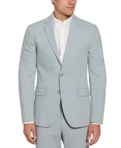 Perry Ellis Men's Tua Slim Fit Stretch Tech Suit Jacket In Citadel,gray