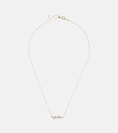 Persée 18kt Gold Necklace With Diamonds