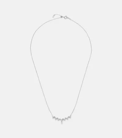 Persée 18kt White Gold Necklace With Diamond In Silver