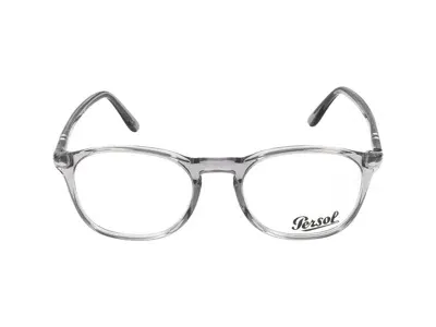 Persol Eyeglasses In Grey Transparent