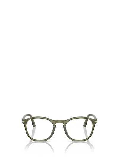 Persol Eyeglasses In Olive Transparent