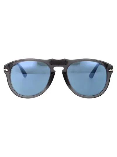 Persol Pilot Frame Sunglasses In Grey