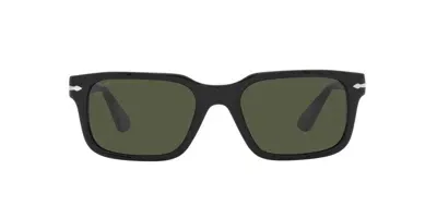 Persol Rectangular Frame Sunglasses In Black