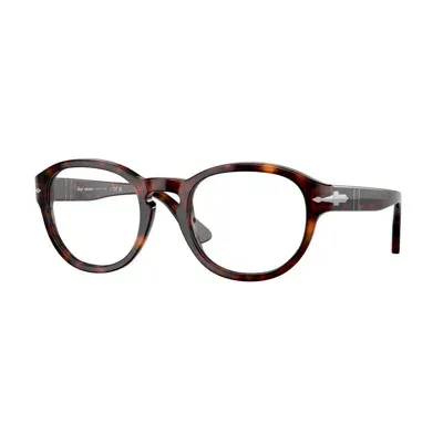 Persol Round Frame Glasses In 24/gg