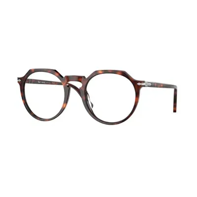 Persol Round Frame Glasses In 24/gg