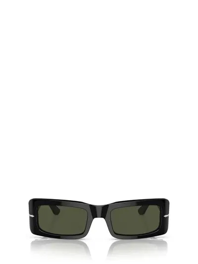 Persol Rectangular Frame Sunglasses In Black