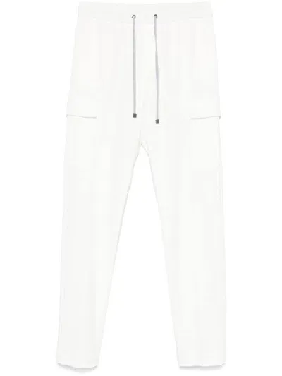 Peserico Cargo Pants In White