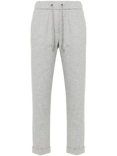 Peserico Jersey Track Pants In Gray