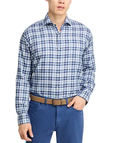 Peter Millar Brooks Summer Soft Sport Shirt In Galaxy