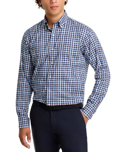 Peter Millar Chambly Crown Printed Button Front Shirt In Navy