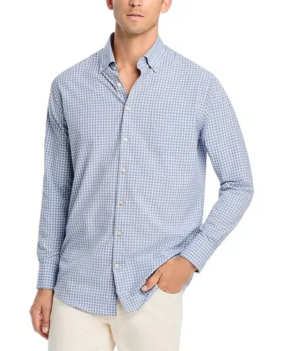 Peter Millar Crown Murray Performance Button Down Shirt In Navy