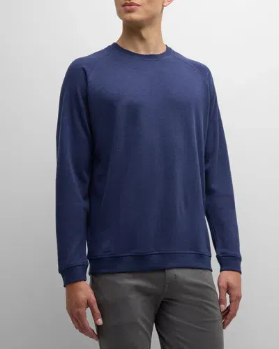 Peter Millar Men's Crown Comfort Crewneck Sweater In Navy