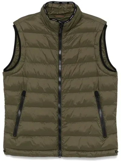 Peuterey Lavet Gilet In Green