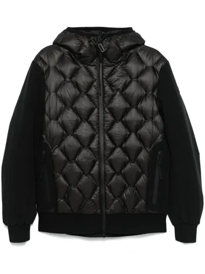 Peuterey Padded-panel Hooded Jacket In Black