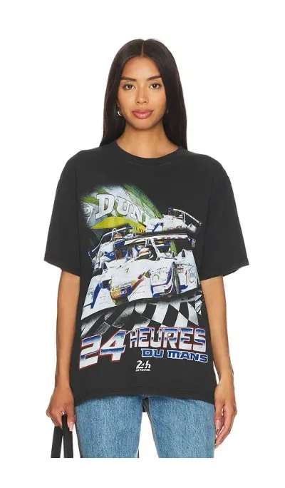 Philcos 24 Heures Du Mans Race Boxy Tee In Black Pigment