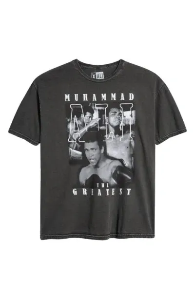 Philcos Muhammad Ali Graphic T-shirt In Black Pigment