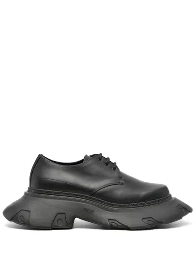 Phileo Oversize-sole Derby Shoes In Black