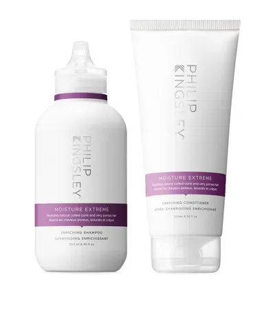 Philip Kingsley Moisture Extreme Shampoo And Conditioner Gift Set In White