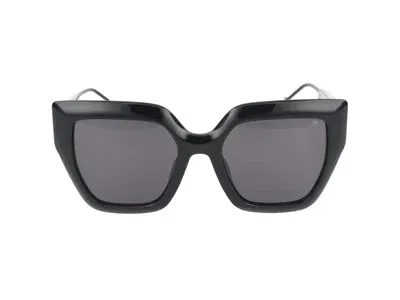 Philipp Plein Eyewear Butterfly Frame Sunglasses In Black