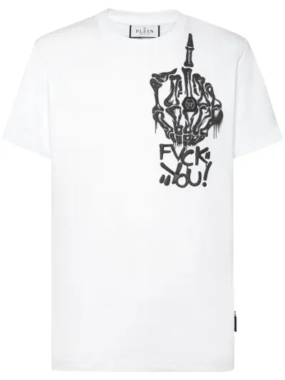 Philipp Plein Graphic-print T-shirt In White