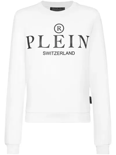 Philipp Plein Iconic Plein Sweatshirt In White