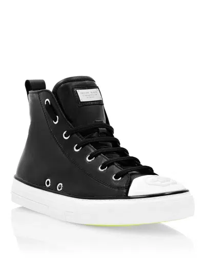 Philipp Plein Megastar High-top Sneakers In Black