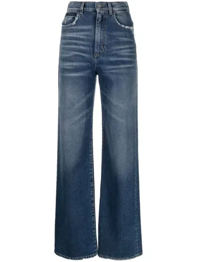 Philipp Plein Palace Fit Denim Trousers In Blue